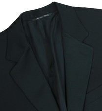 Men's 40 R Canali Black 100 Wool Tuxedo Jacket Blazer Sport Coat