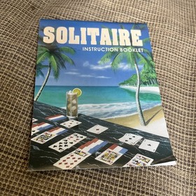 Solitaire Nintendo NES Game W Instructions American Video Entertainment Sleeve