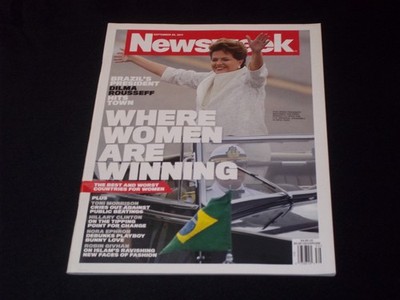 2011 SEPTEMBER 26 NEWSWEEK MAGAZINE - DILMA ROUSSEFF BRAZIL PRESIDENT - H 17508