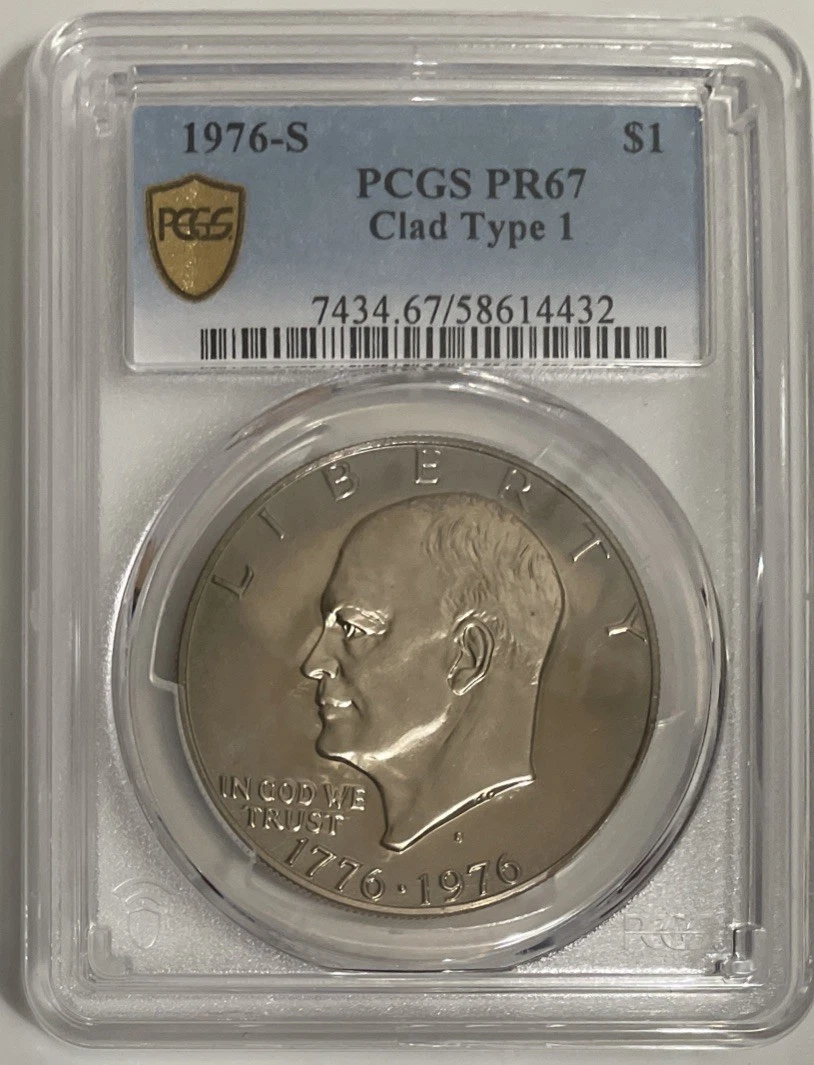 PR 67 Graded 1976 Eisenhower Dollars (1971-1978) for sale | eBay