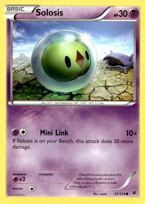 Solosis 33/124 Common Fates Collide Pokemon Lightly Played