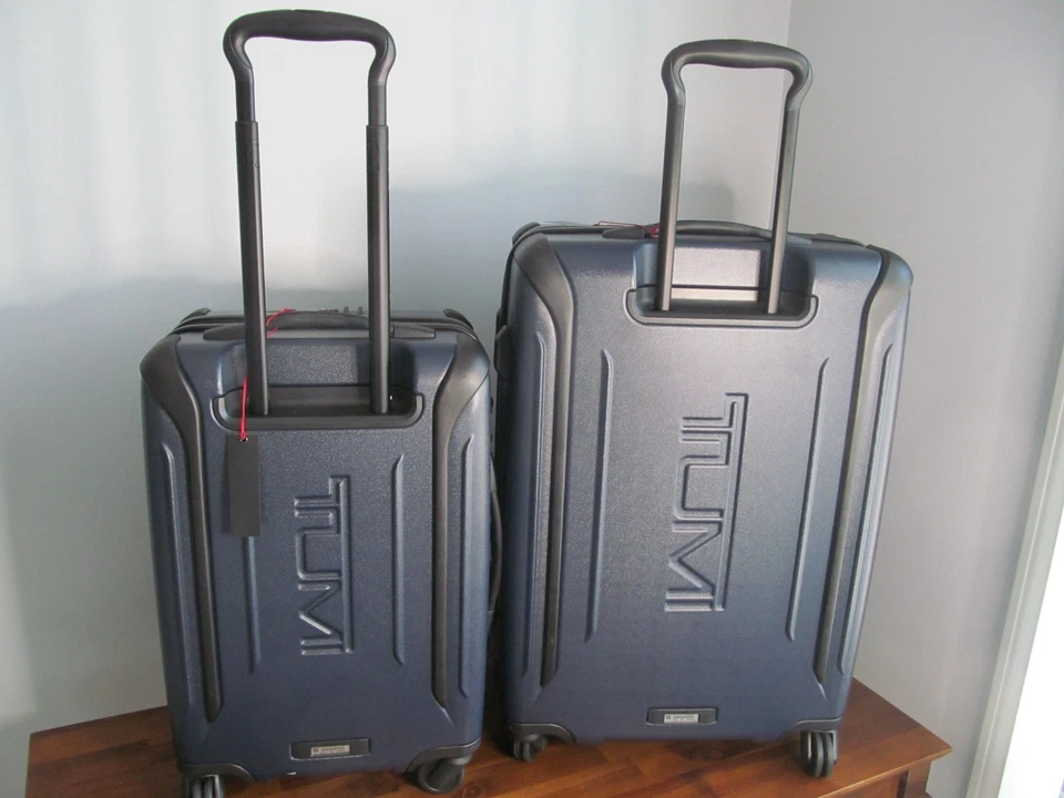 Conjunto de Bagagem de Viagem Longa TUMI 2025 Azul Marinho Carry on-Check-TSA Lock-Novo com etiquetas - Imagem 2 de 4