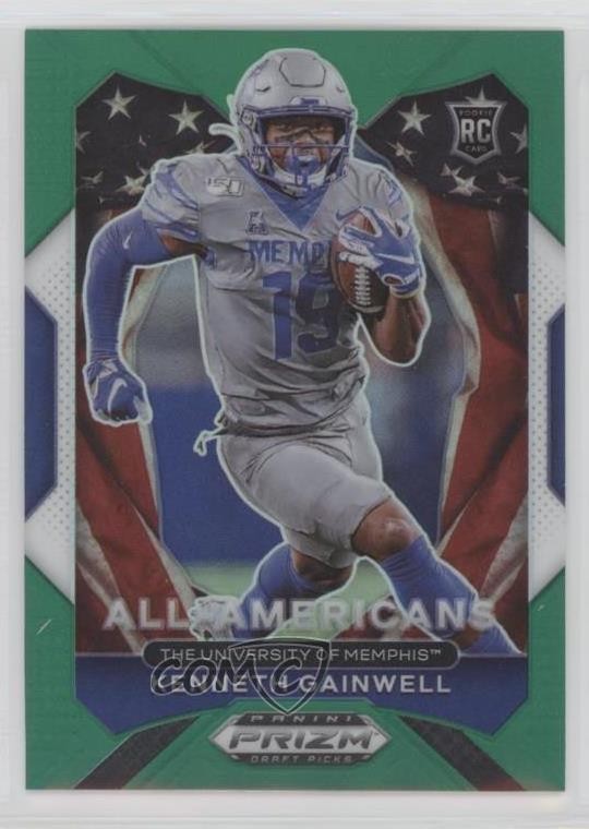2021 Panini Prizm Draft Picks All-American Green Kenneth Gainwell Rookie RC bn5