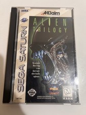 Alien Trilogy Sega Saturn CIB Complete Manual Case Disc Tested USA Long Box