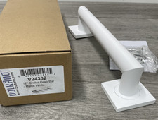 ICO Bath V94332 - 12" Crater Grab Bar - Matte White
