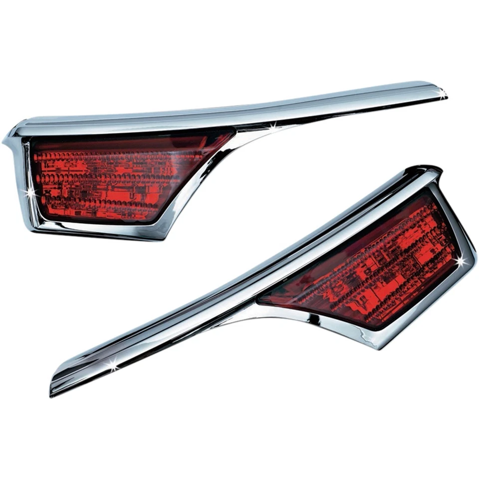 Passenger Armrest Chrome Trim W/LED Light For Honda GL1800 '06-17 OPEN BOX 3240 - Image 2 of 4
