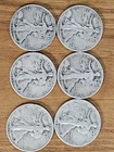 Walking Liberty Silver Half Dollar Lot of 6 Coins NR 90% Silver Not SCRAP