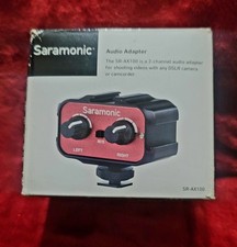 Saramonic SR-AX100 Universal Audio Adapter with 3.5mm Inputs for DSLR Cameras