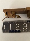Antique Dollhouse MINIATURES: German metal/wood telephone, tin bucket, basket — photo 5