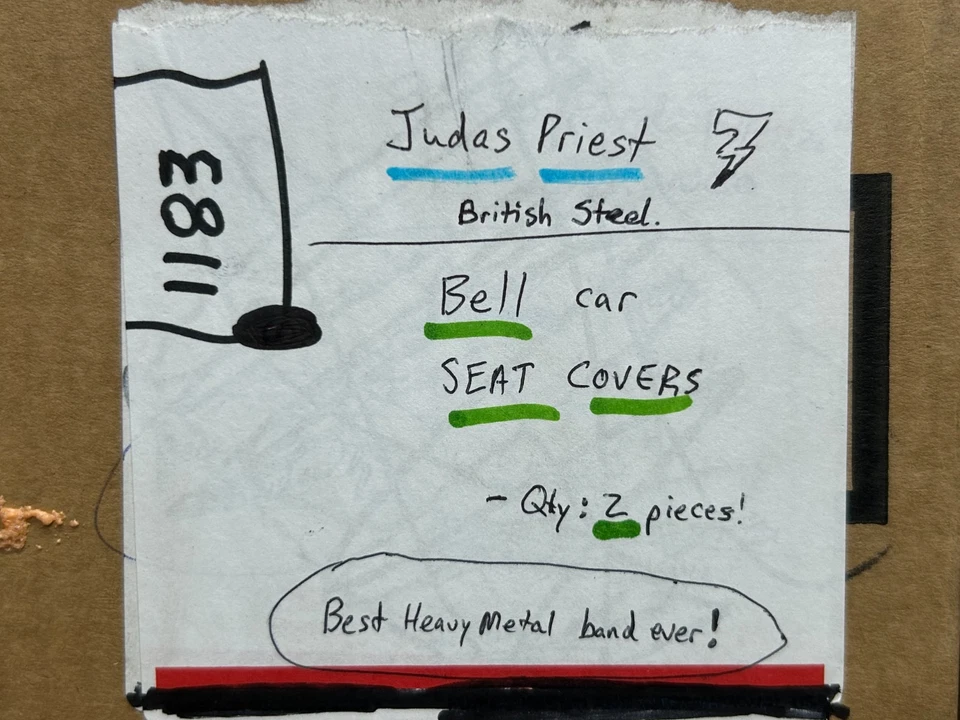 Cubierta de álbum 2 Judas Priest British Steel Rock N Ride Seat 2011 Bell Universal Foto 2 de 4