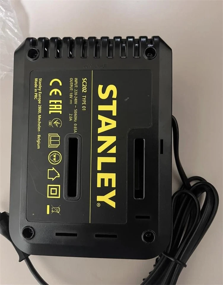 18V Lithium Battery Charger for STANLEY Power Tool Battery Accessories - Image 2 of 2