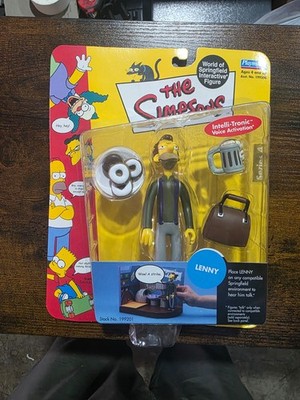 Simpsons Lenny Playmates Interactive Figure World of Springfield Series 4