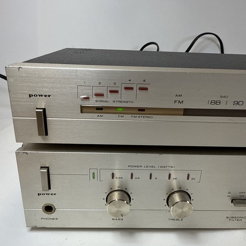 Marantz Amplificatore Stereo Vintage PM225 + SINTONIZZATORE Stereo AM/FM ST325 Argento Testato - Foto 3 di 16
