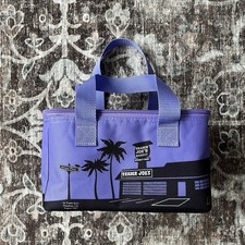 Trader Joe's Mini Insulated Tote Lunch Bag Cooler Purple