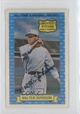 1970 Rold Gold All-Time Baseball Greats Walter Johnson #1 HOF