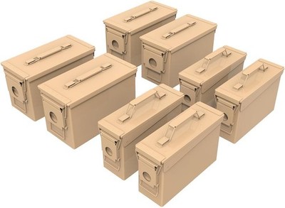 30 & 50 Cal Ammo Can,Metal Ammo Box for Ammunition