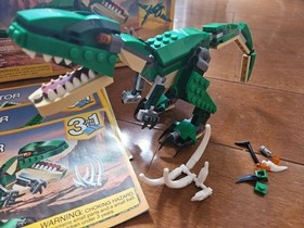 Lego 31058 3 In 1 Creator Mighty Dinosaurs Complete Box & Instructions