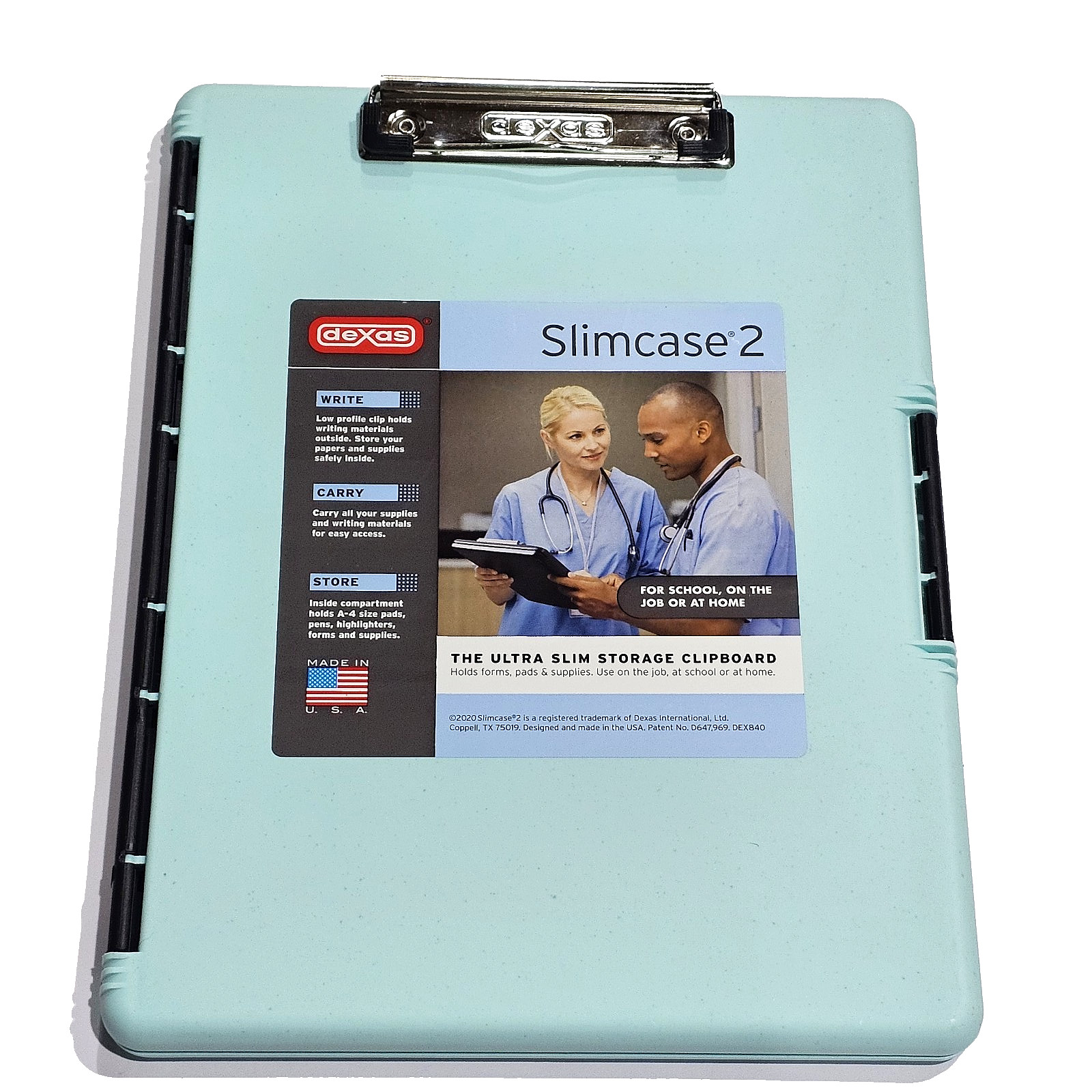 Dexas Slimcase 2 Write Carry Store The Ultra Slim Storage Clipboard