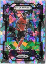2023-24 Panini Prizm Premier League - Issa Kabore #295 Silver Ice Prizm Luton FC