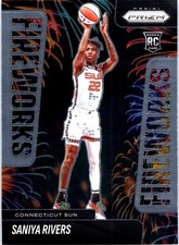 2025 Panini Prizm WNBA #1 Saniya Rivers Fireworks