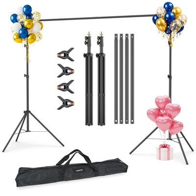 LINCO Lincostore Backdrop Support Stand Kit 10x7.1ft Adjustable Photography S...