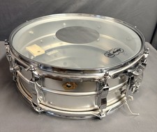Vintage 1960s Ludwig Acrolite 14x5 Snare Drum - Keystone Badge - Baseball Bat!