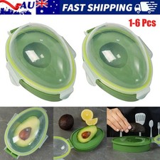1-6x Avocado Keeper Avocado Saver Holder Food Leftover Storage Box Stay Fresh AU
