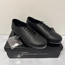 Theatricals Adult Tap Dance Shoes Black Size 7.0M Lace Up T9500