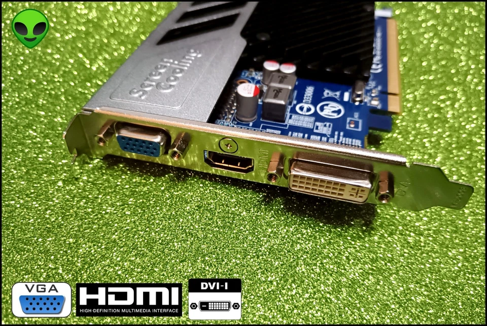 ATI RADEON HD 5450 1 GB DDR3 SCHEDA VIDEO PCI EXPRESS GIGABYTE GV-R545SC-1GI - Immagine 2 di 3