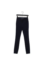 Next Women's Leggings UK 8 Blue Cotton with Elastane, Polyester Full length