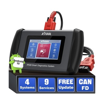 OBD2 Scanner XTOOL IP508, 9 Services, Scan Tool for ABS Bleed, EPB, BMS, Oil ...
