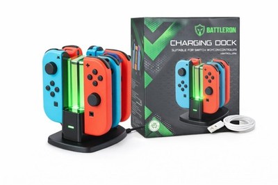 Battletron Gaming Charging Dock   Ladestation für Nintendo Switch Joy-Cons