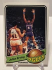 1979-80 TOPPS #20 JULIUS ERVING "DR. J" *NO CREASES* PHILADELPHIA 76ers