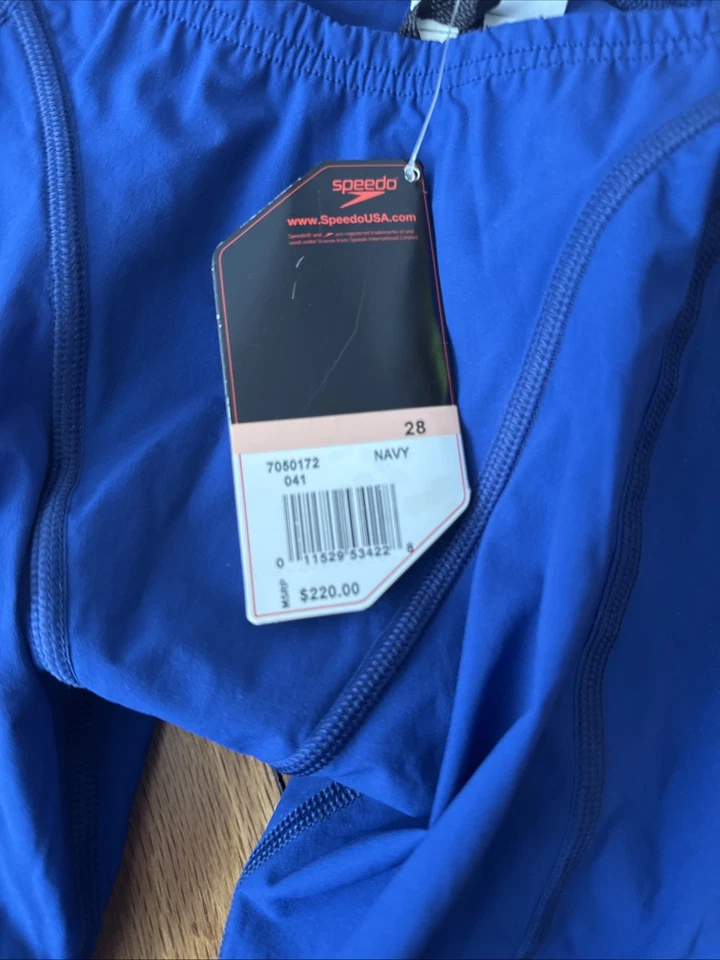 Pantalones Speedo Fastskin FS Pro para mujer azul marino talla 28 Foto 4 de 4