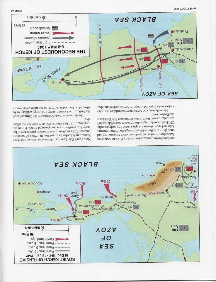 Command Magazine # 6   Krim - Crimea 1941; Lion in Ethiopia Expansion Unpunched - Image 4 of 4