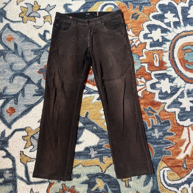 Notify slacks Womens 33 Brown Denim Cotton Stretch Pockets Straight Leg Casual