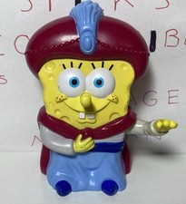 Bob Esponja 2005 Pantalones Cuadrados Genio Bob Esponja Burger King Juguete De Colección A3 045C