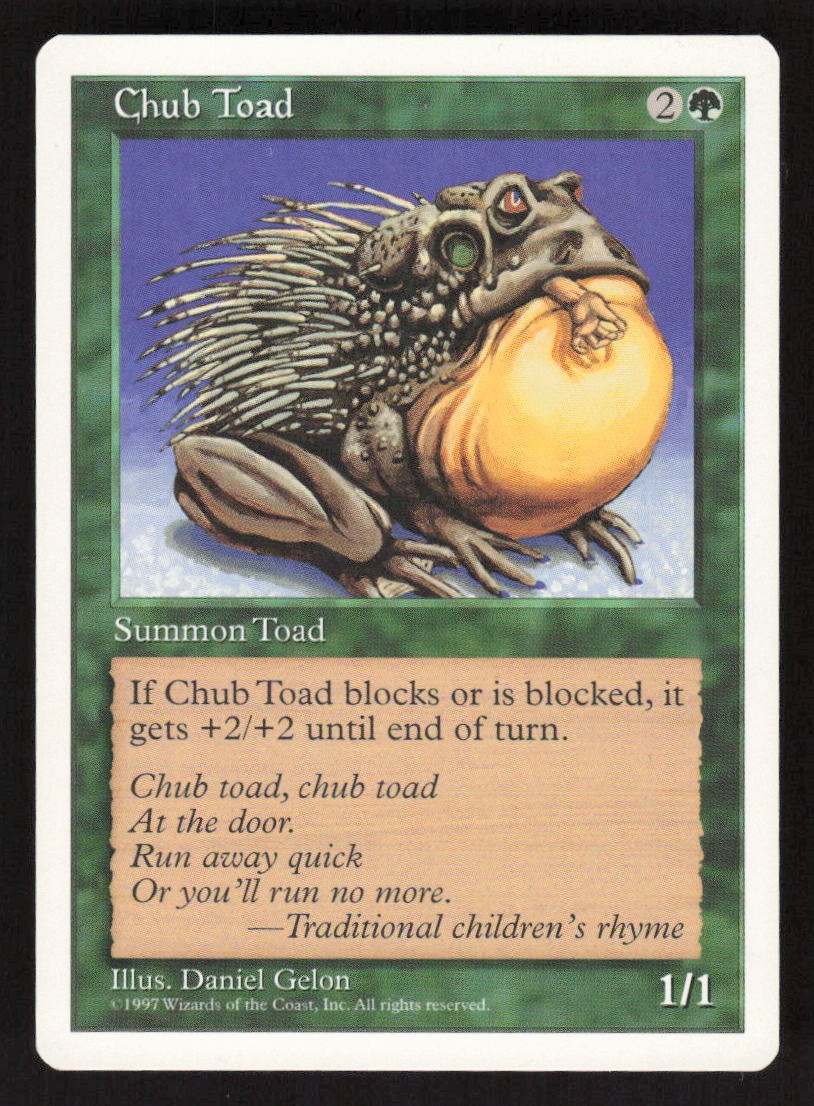1997 Chub Toad Fifth Edition MTG