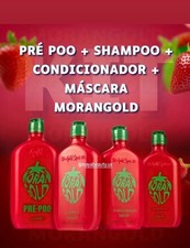 Gold Spell Morangold Shampoo Condicionador M scara 3x250ml Pr -Poo 500 ml