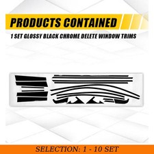 1-10set For Honda Accord 08-12 Gloss Black Window Overlay Cover Trim Left Right 1-10set For Honda Accord 08-12 Gloss Black Window Overlay Cover Trim Left Right