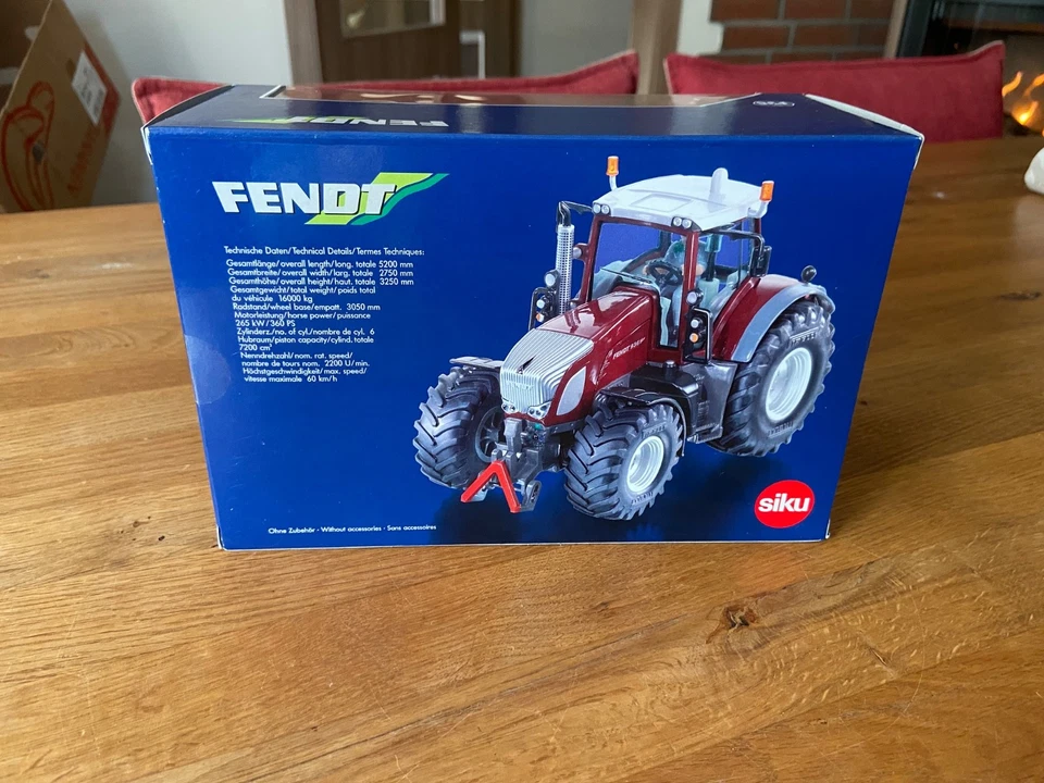 Trattore, trattore Siku Farmer 1:32 Fendt 936 Vario rosso bordeaux edizione limitata - Immagine 2 di 4