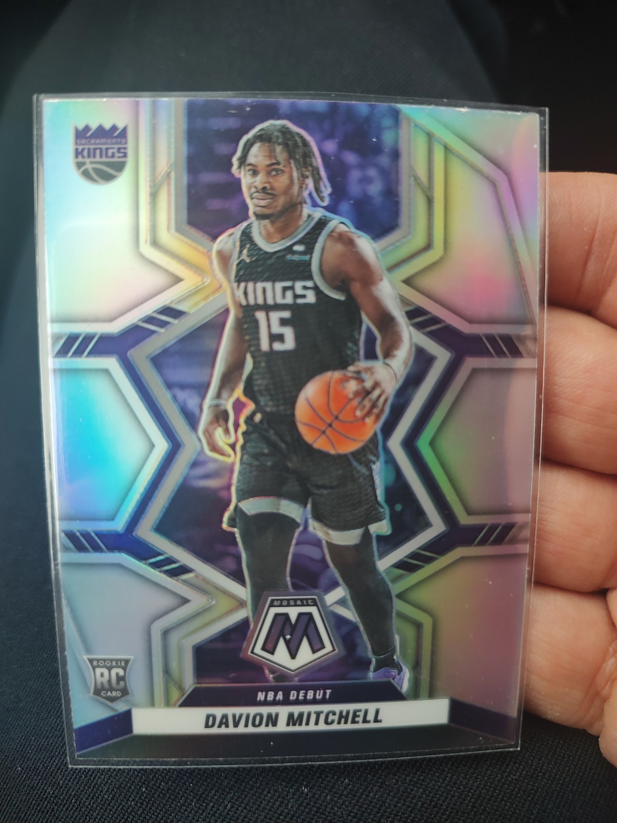 2021-22 Panini Mosaic - NBA Debut Davion Mitchell #269 Silver Prizm (RC)
