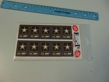 ONE DOLLAR $1.00 (WHAT!!) US Army 50 1" Decals $1NATWCP