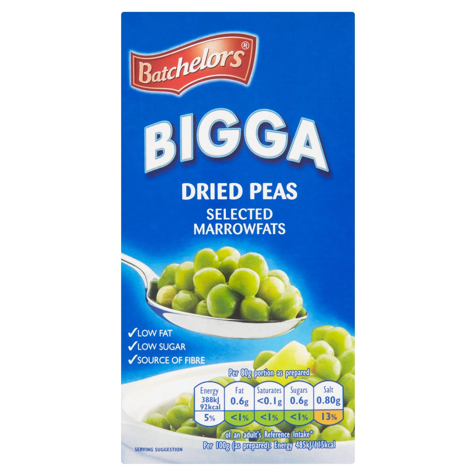 Batchelors Bigga Dried Peas Selected Marrowfats, 250 g 250 g (Pack of 1)