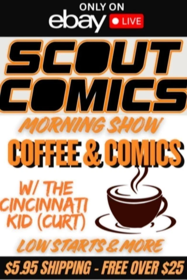 Coffee & Comics Mornings - Live w/The Cincinnati Kid - Low Starts & More