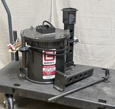 Gray Tajs-3000 Truck Jack Steel Pneumatic Air 15 Ton Load Cap Missing Wheel