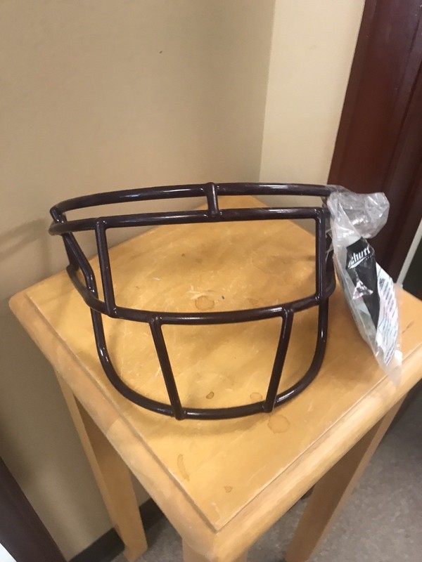 New DNA Schutt Facemask  Maroon With Mounting Hardware