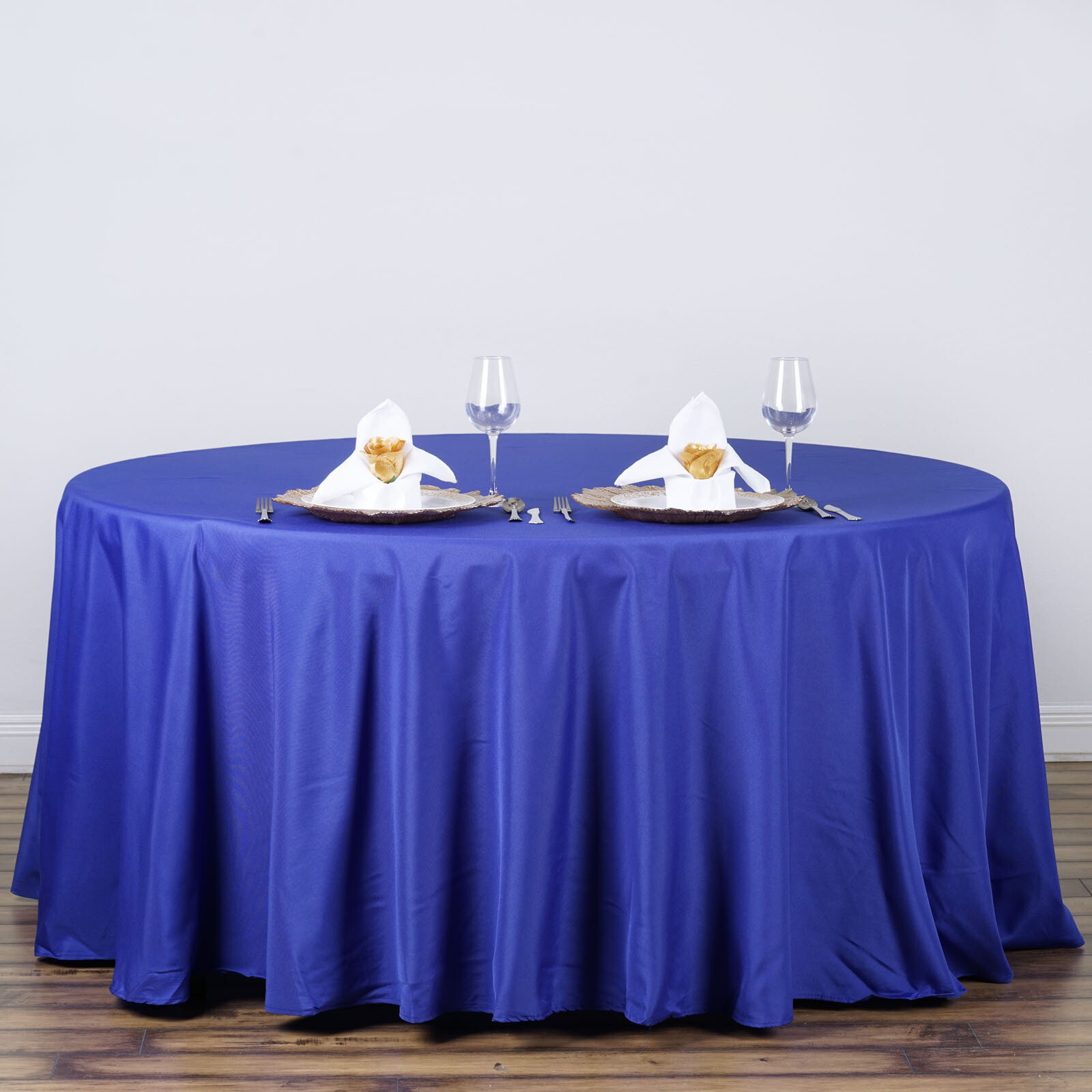 ROYAL BLUE 120 Inch ROUND TABLECLOTH Wedding Decorations Par