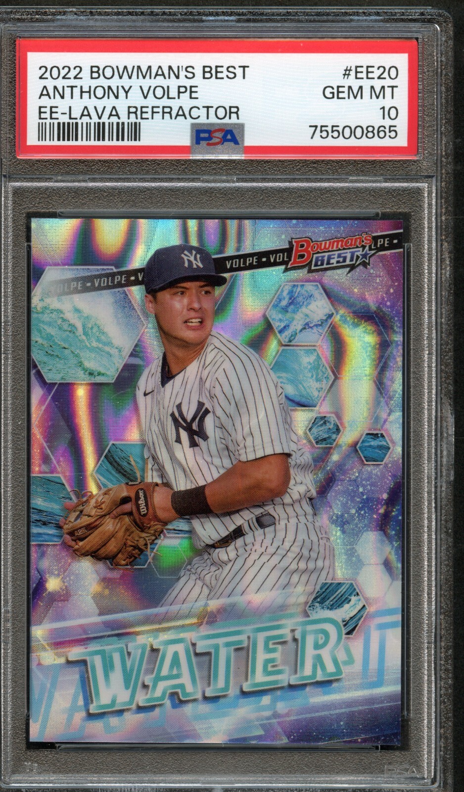 BB - 2022 - Bowmans Best - Lava Ref - Anthony Volpe - #EE20 - PSA 10