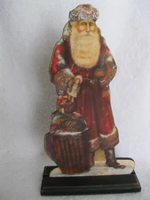 PRIMITIVE WOODEN SANTA DUMMY BOARD
